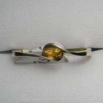 Gold nugget and white gold ring