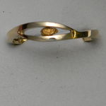 Gold nugget and yellow gold ring
