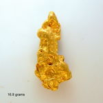 Natural gold nugget