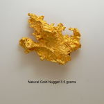 Natural gold nugget.