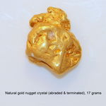 natural gold nugget gold crystal (terminated)